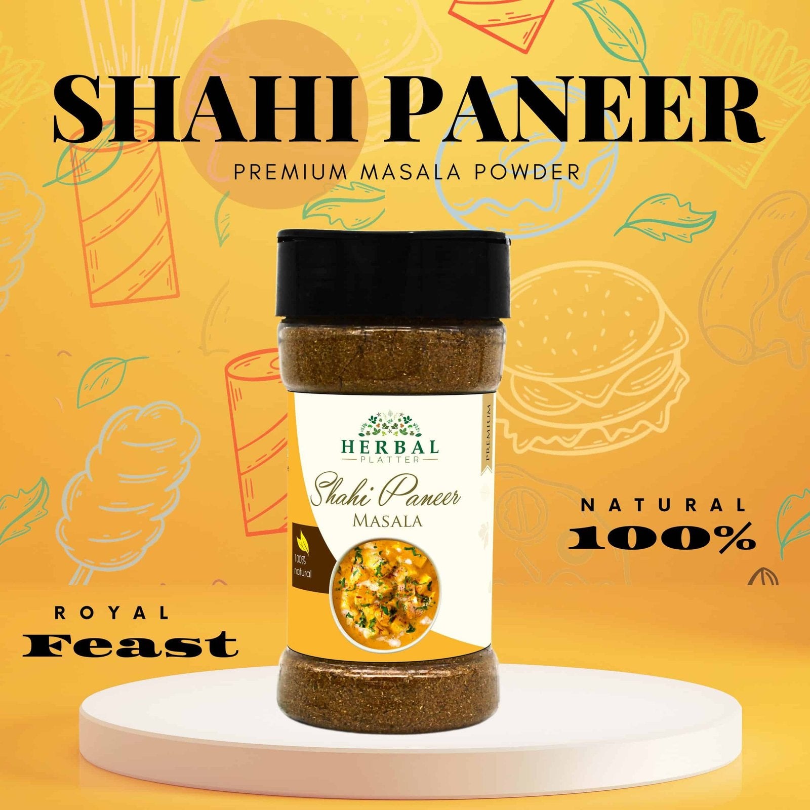 Shahi Paneer Masala 100g | Blended Spice for Authentic Taste and Colour | Ready to Cook Spice Mix
