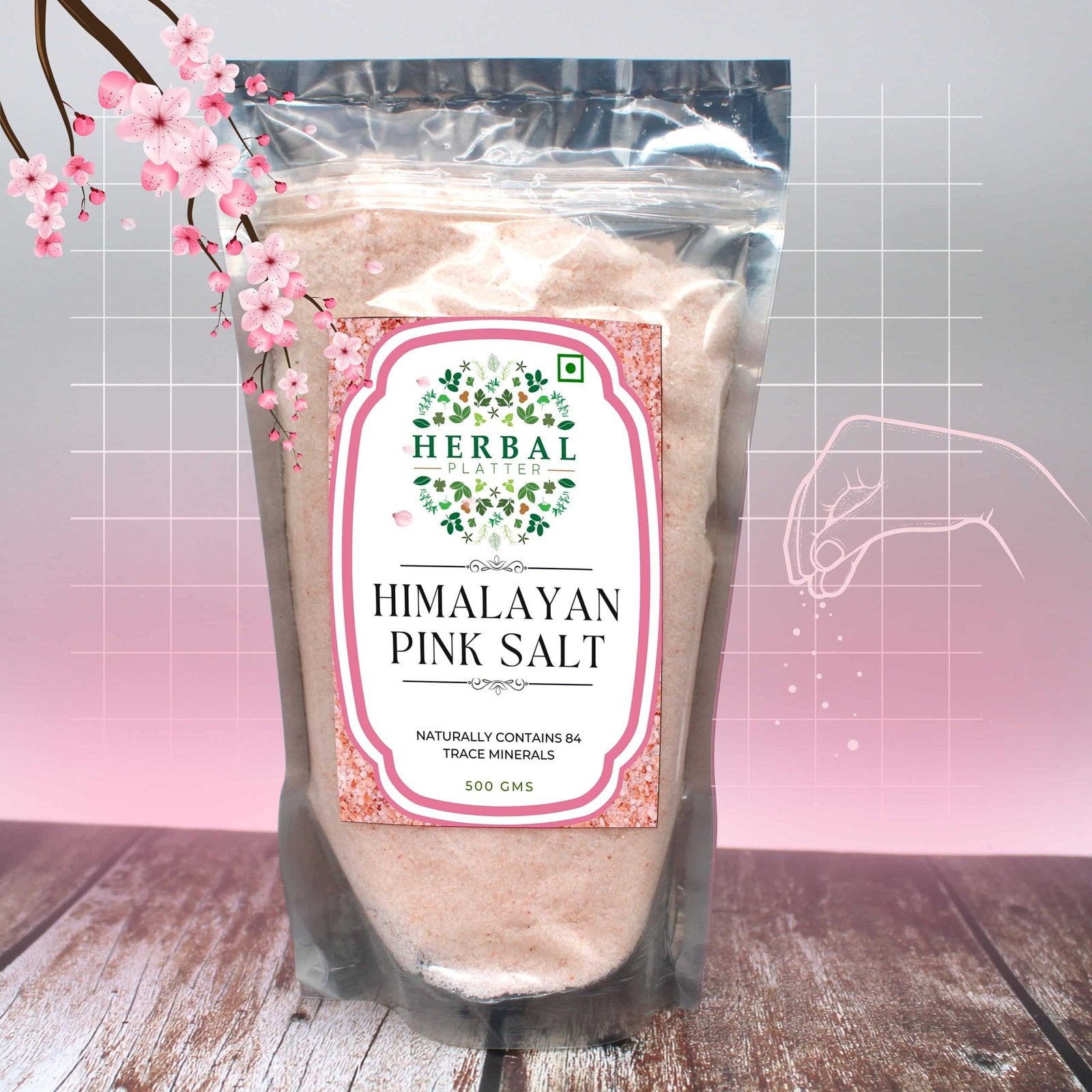 Himalayan Pink Salt | Pure, Mineral-Rich | 500g