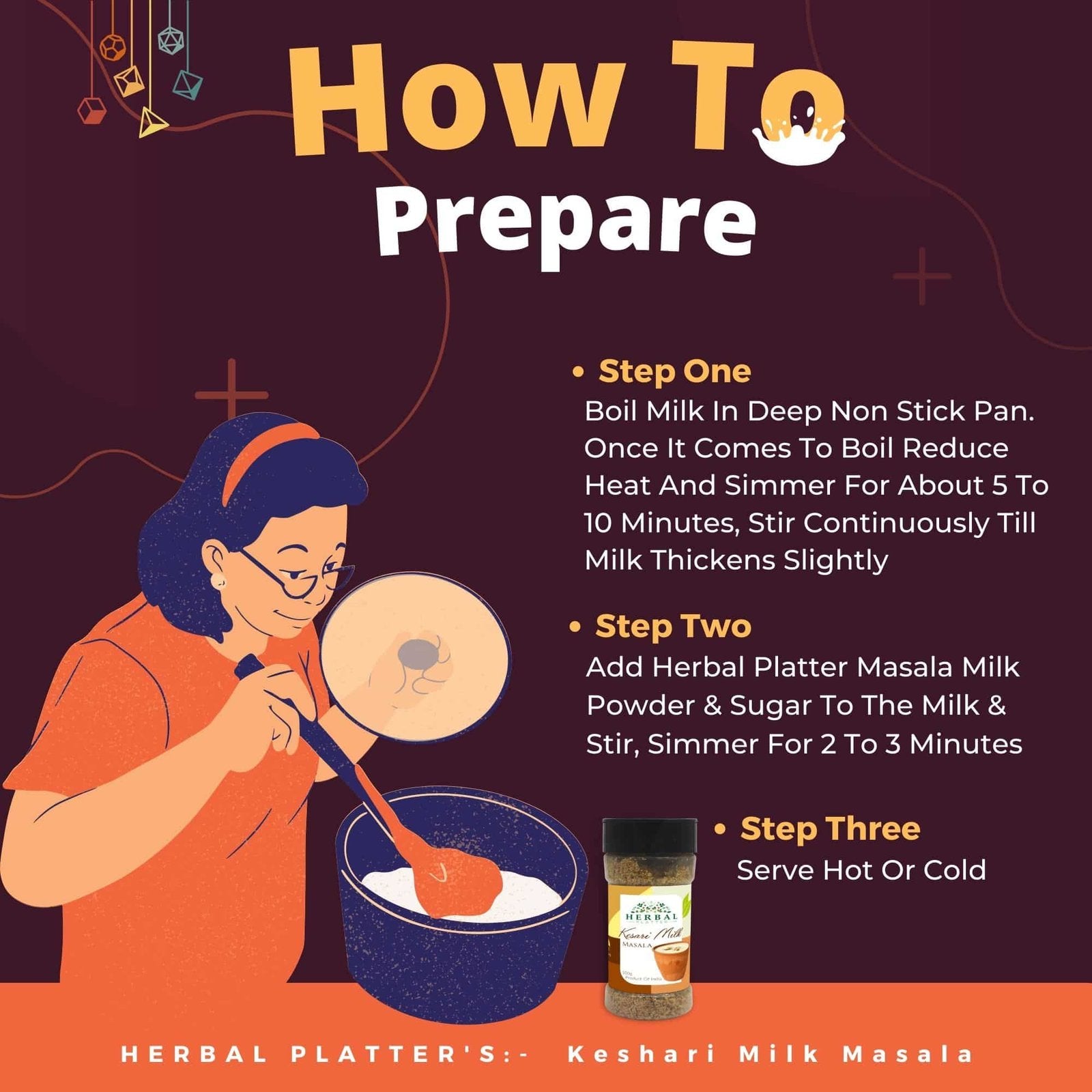 Kesari Milk Masala– With Dry Fruits 100 gm