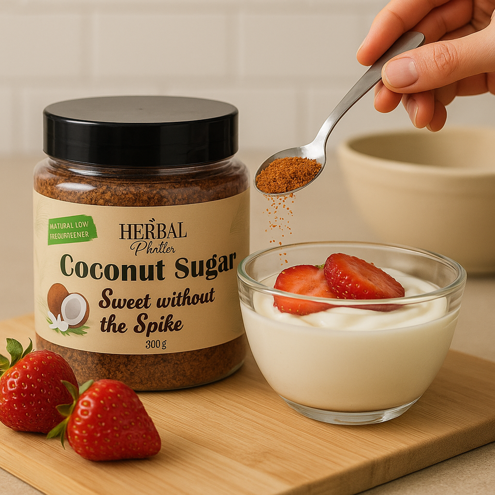 Coconut Sugar | 300g | Sweet Without the Spike | Natural Coconut Sugar | Low GI, Mineral Rich