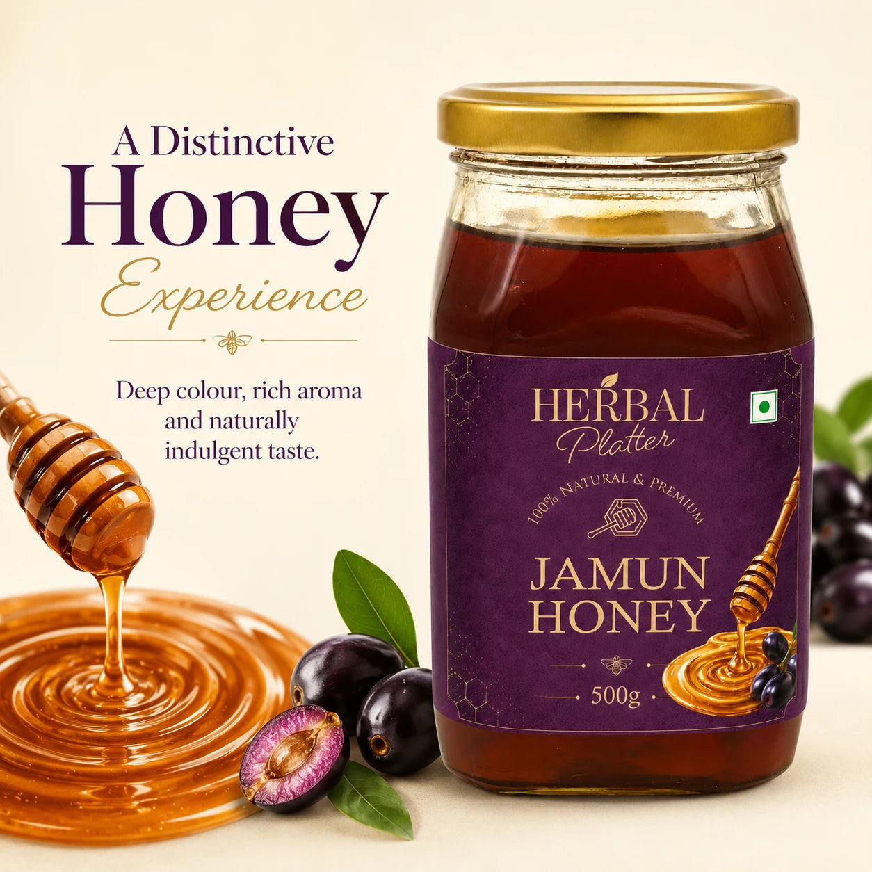 Raw Jamun Honey — Dark, Rich & Monofloral