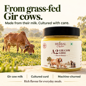 Herbal Platter A2 Gir Cow Ghee made from grass-fed Gir cow milk