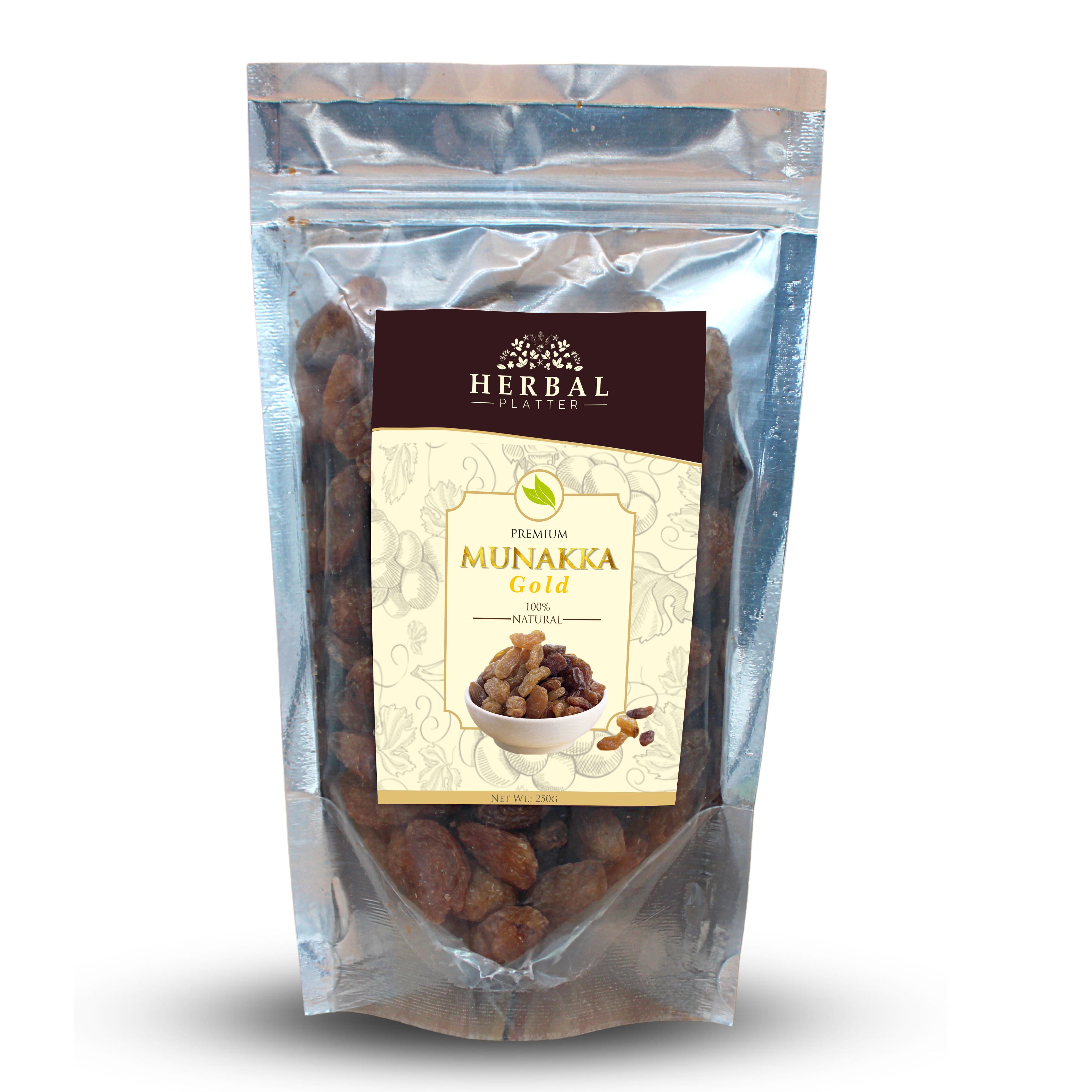 Premium Munakka | Wholesome and Nutritious Dried Grapes | 250gm