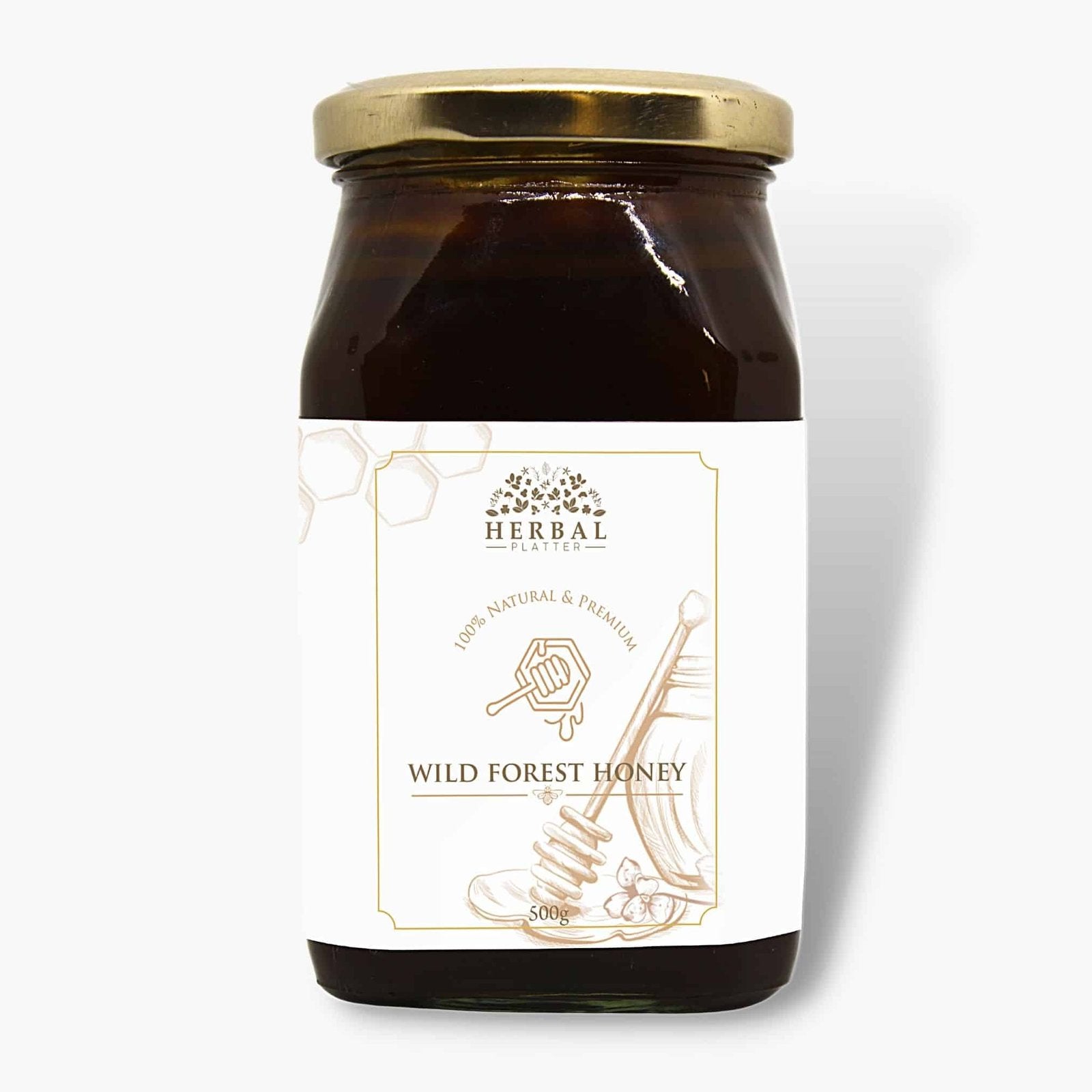 Raw Wild Forest Honey — Unprocessed & Naturally Crystallizing