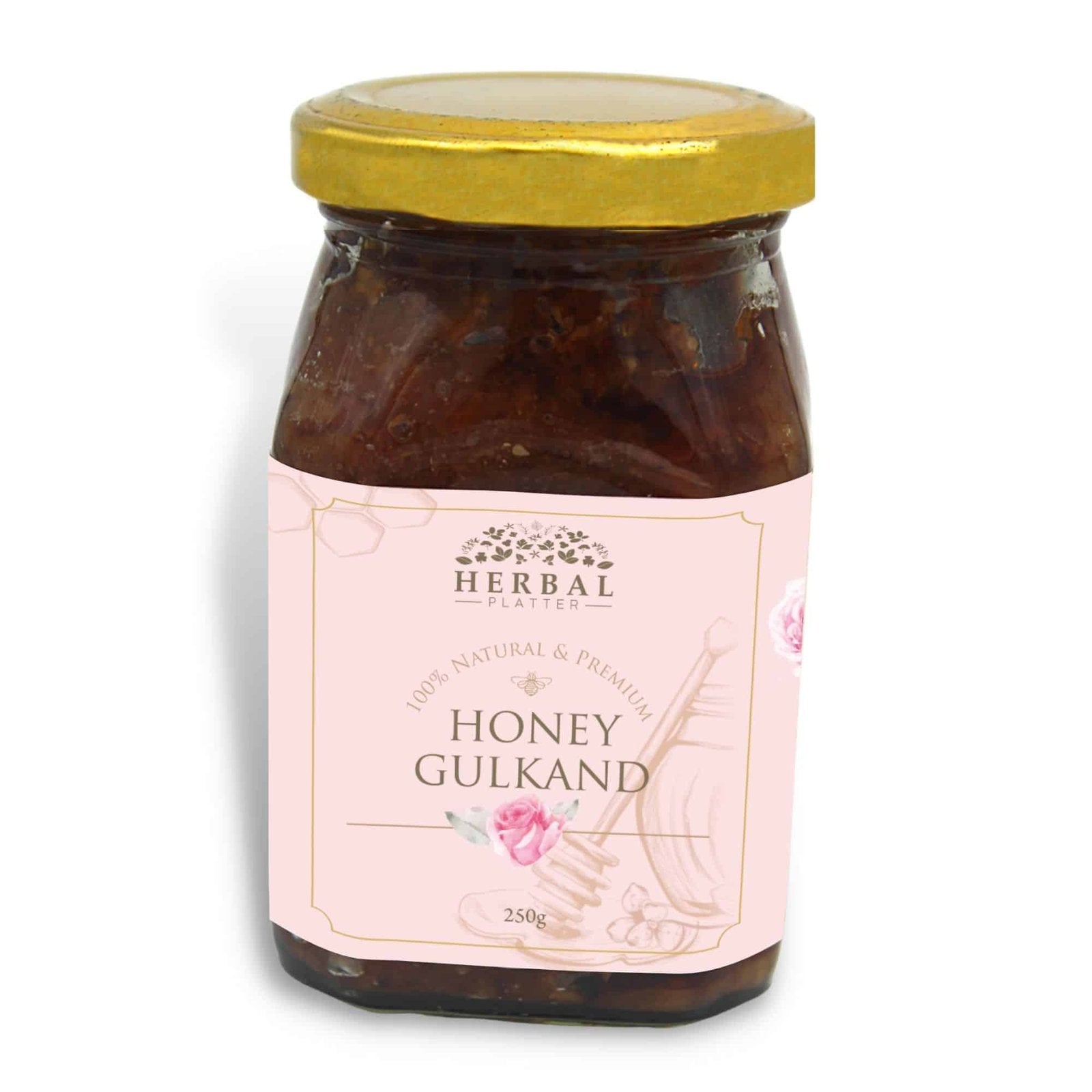 Honey Gulkand with Rose Petals & Honey 250g