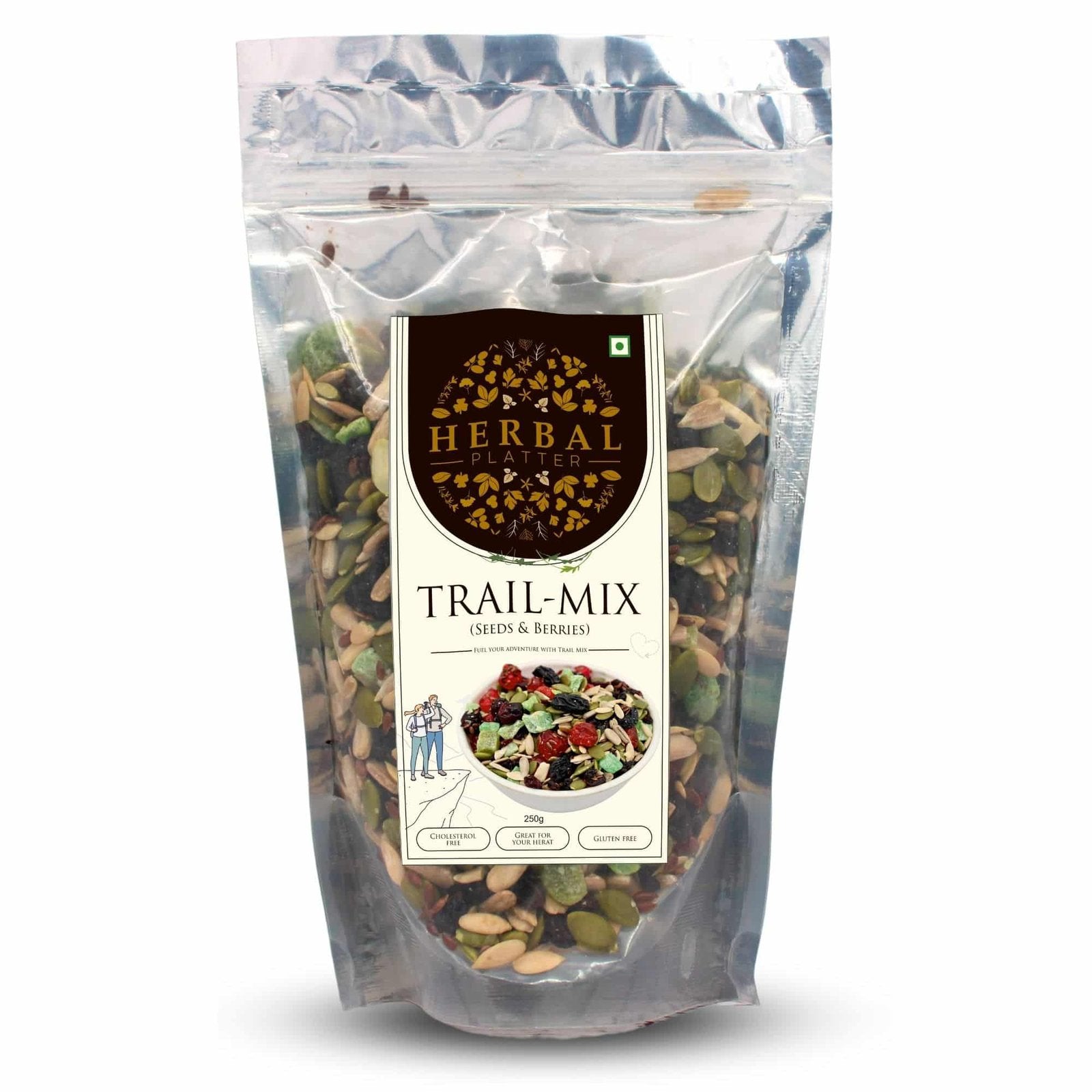 Trail Mix — Roasted Seeds & Berries | Healthy Snack | 250g