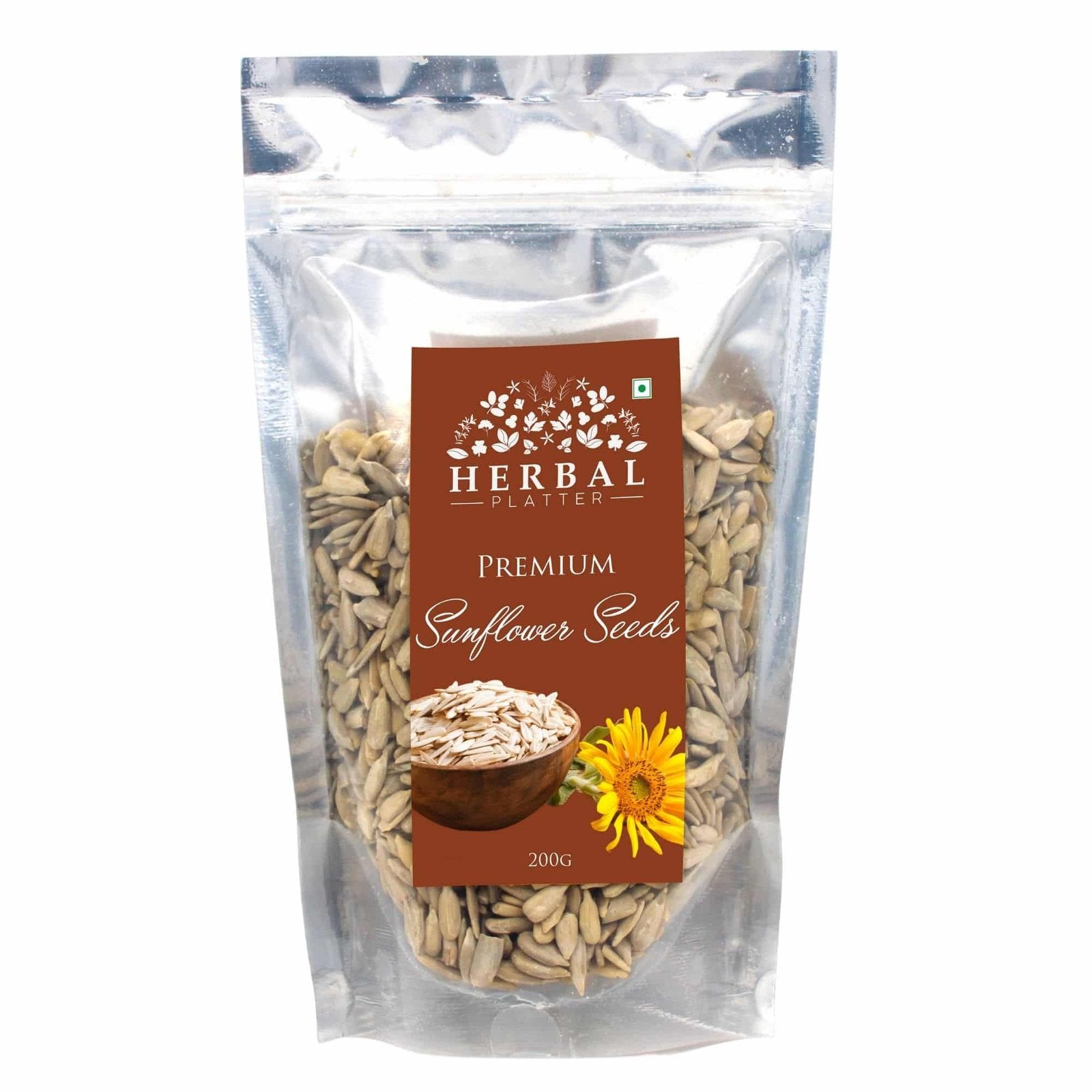 Raw Sunflower Seeds | Rich in Vitamin E | 200g Pouch