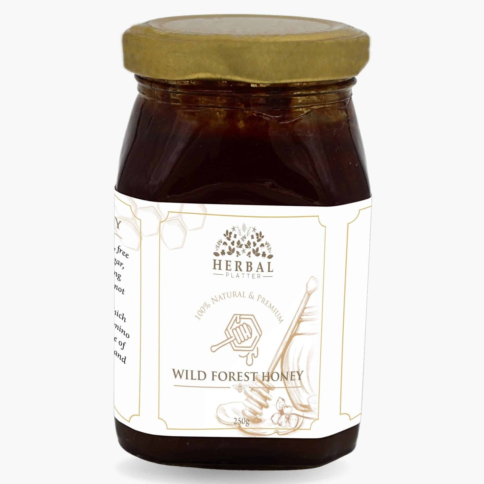 Raw Wild Forest Honey — Unprocessed & Naturally Crystallizing