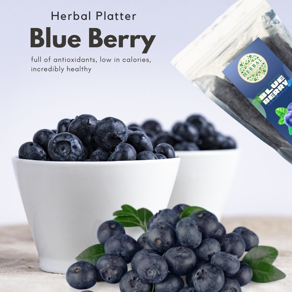 Blue Berry Premium Natural Dried Dry Fruit | Healthy Snacks 250g