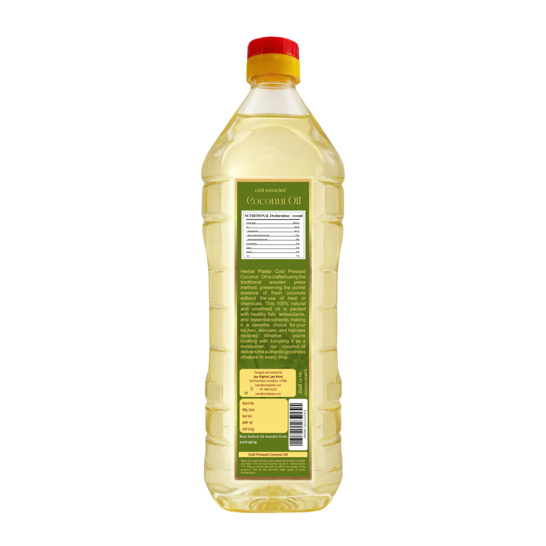 Cold-Pressed Coconut Oil | 100% Pure & Natural