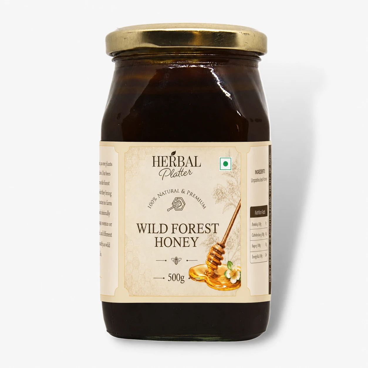 Raw Wild Forest Honey — Unprocessed & Naturally Crystallizing