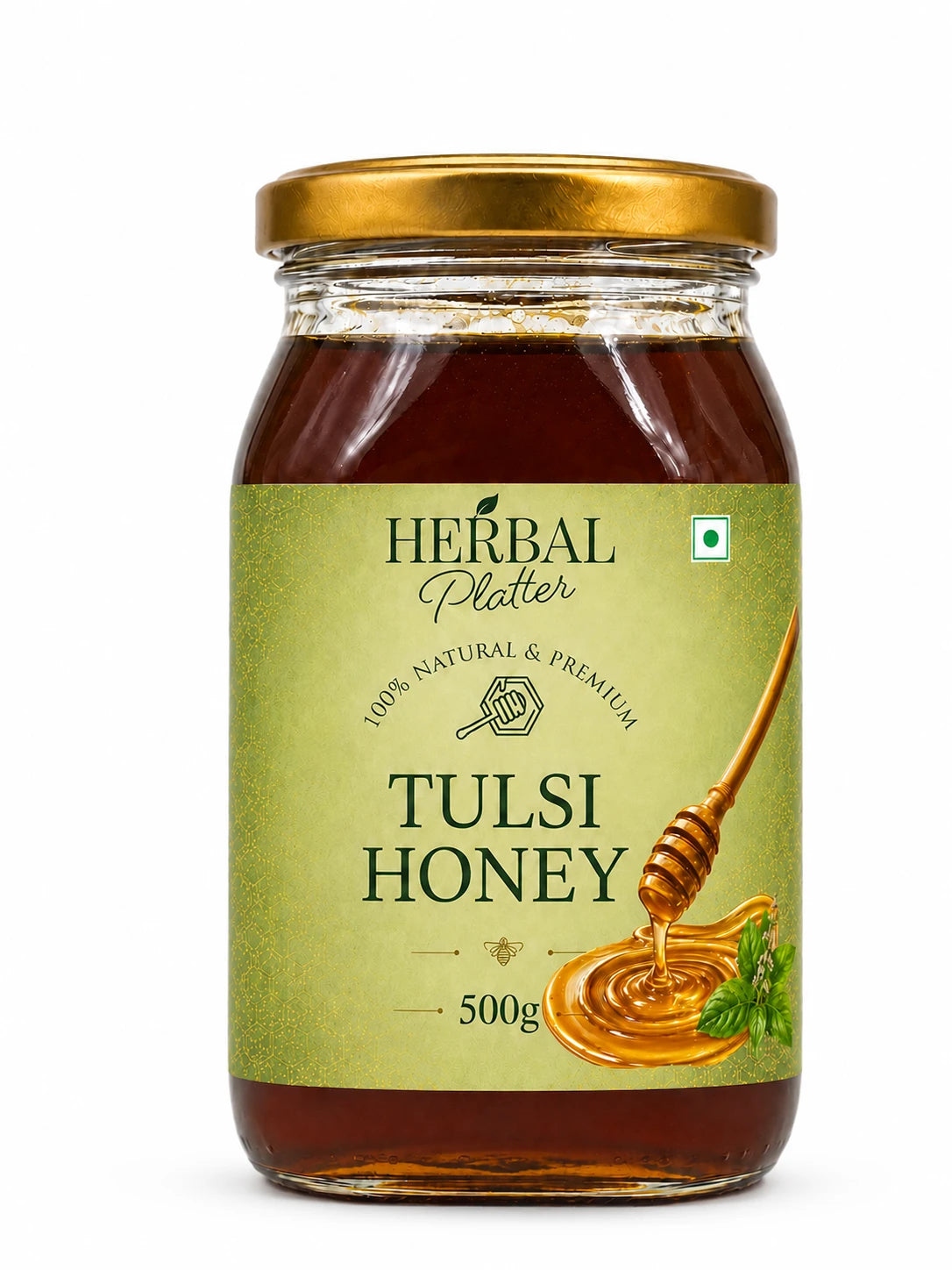 Raw Tulsi Honey — Light, Aromatic & Monofloral