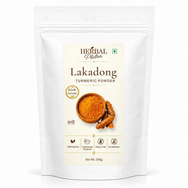 Lakadong Turmeric Powder | 8.93% Curcumin | Lab Tested | Jaintia Hills | 200g