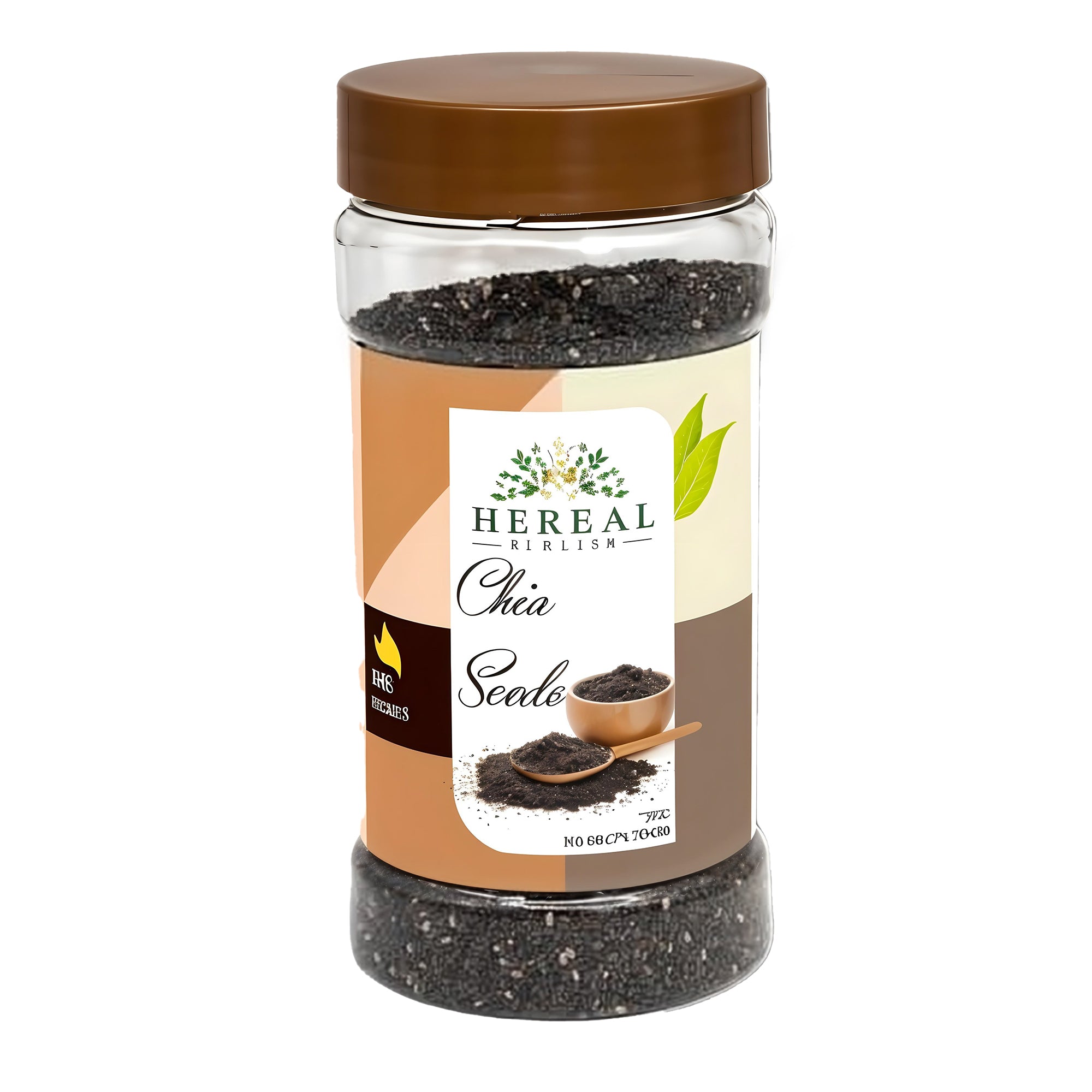 Raw Chia Seeds | For Weight Loss & Wellness | 200g Glass Jar