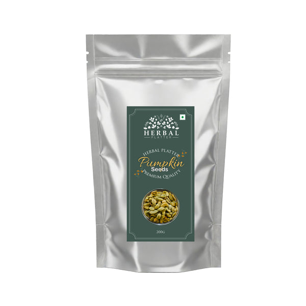 Raw Pumpkin Seeds | Rich in Zinc & Magnesium | 200g Pouch