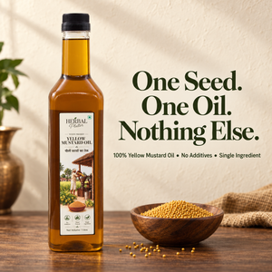 Single ingredient yellow mustard oil with no additives